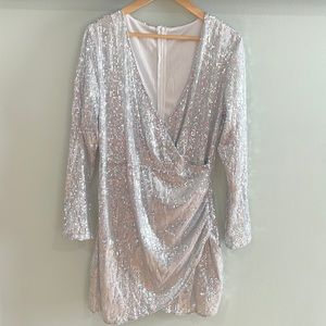 Silver Dress.